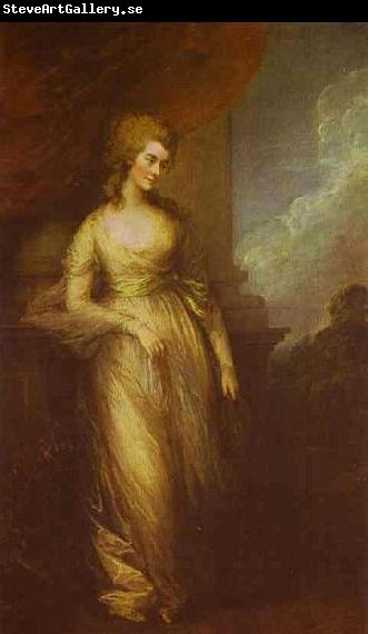 Thomas Gainsborough Portrait of Georgiana